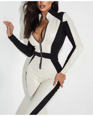 2024ss casual sexy deep V tracksuit woman