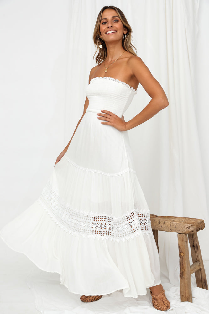 Agatha Maxi Dress White