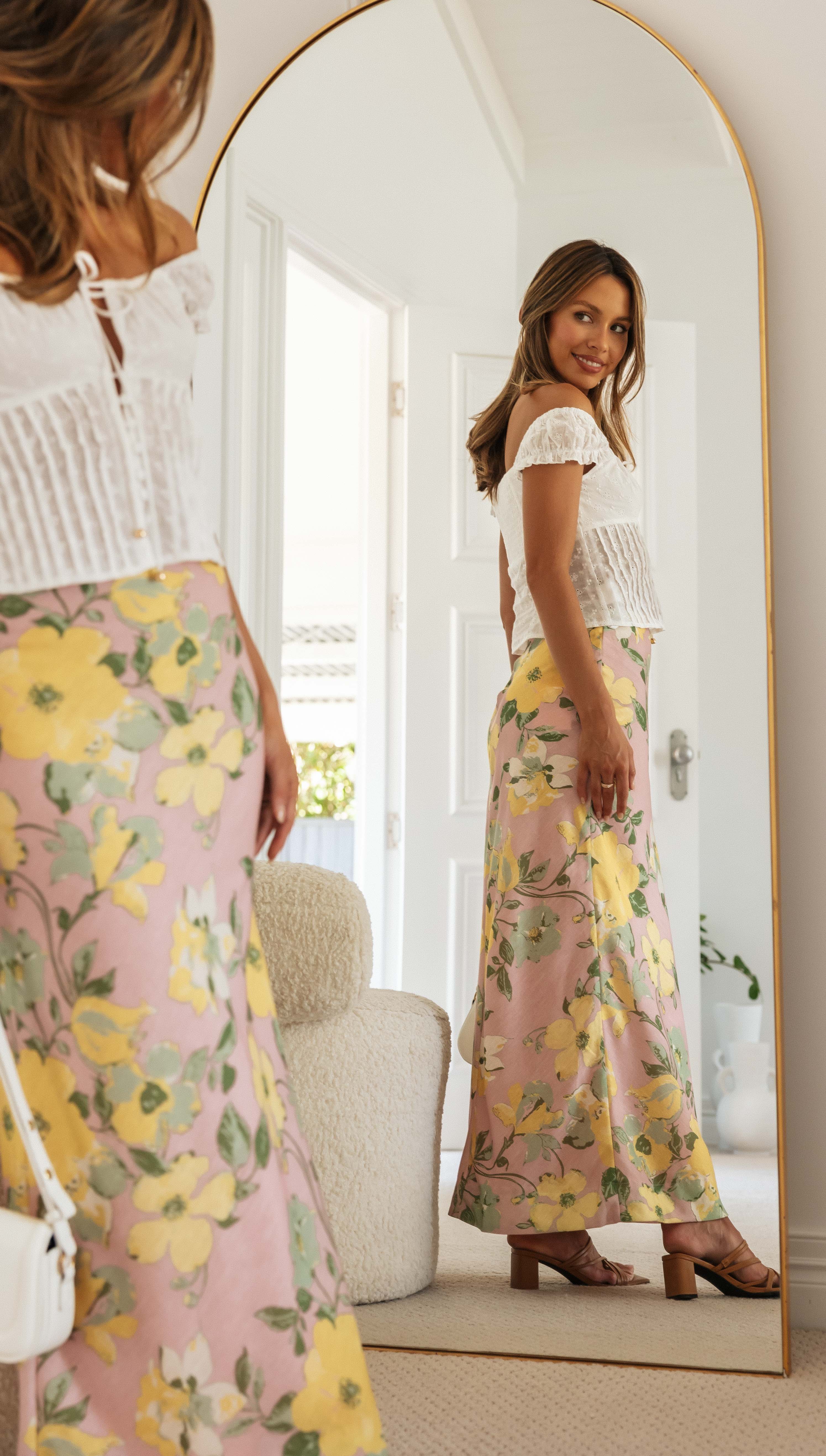 Tropic Lane Maxi Skirt