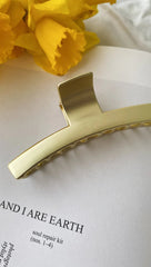 Golden Hair Claw Clip