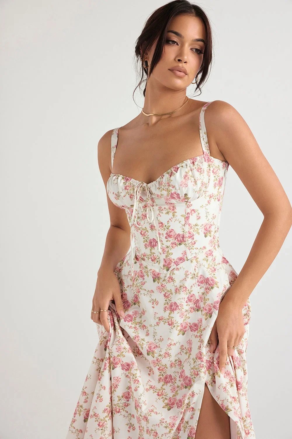 👠👙Comfortable Beauty-No underwire-Print Bustier Sundress